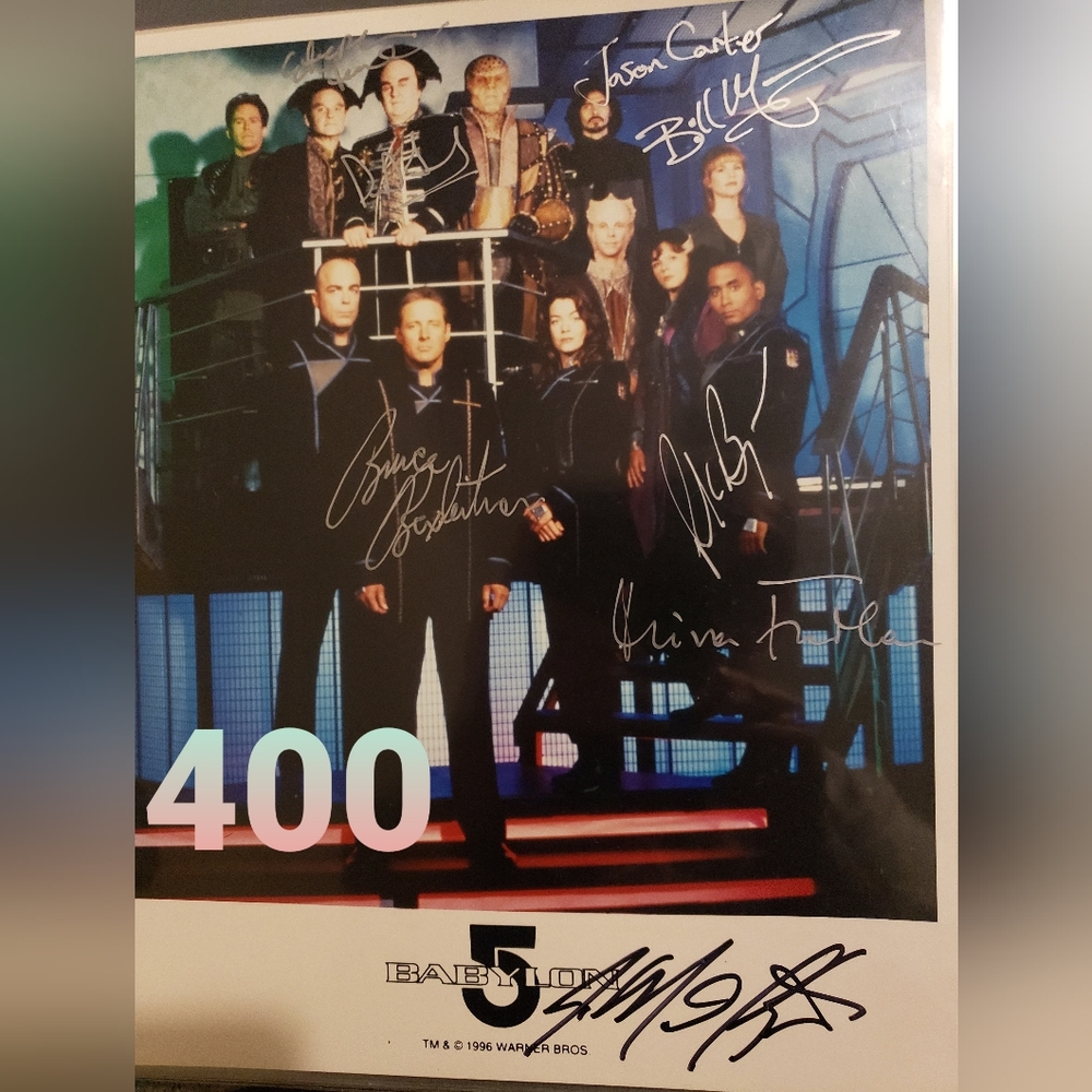 Babylon 5 autograph photo